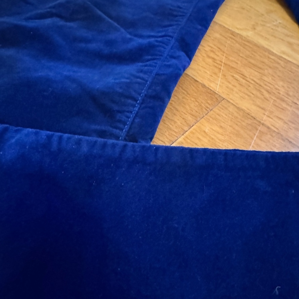 GAP blue velvet pants - Picture 2 of 6